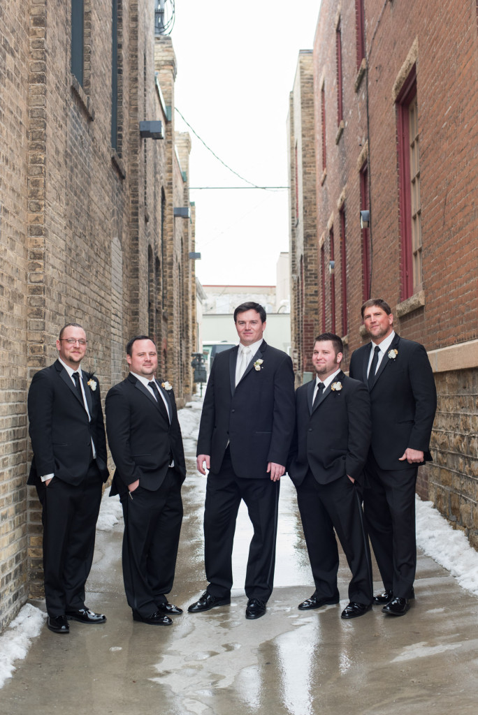 Sarah and Dan's winter wedding in Northfield, MN at the Grand Event Center