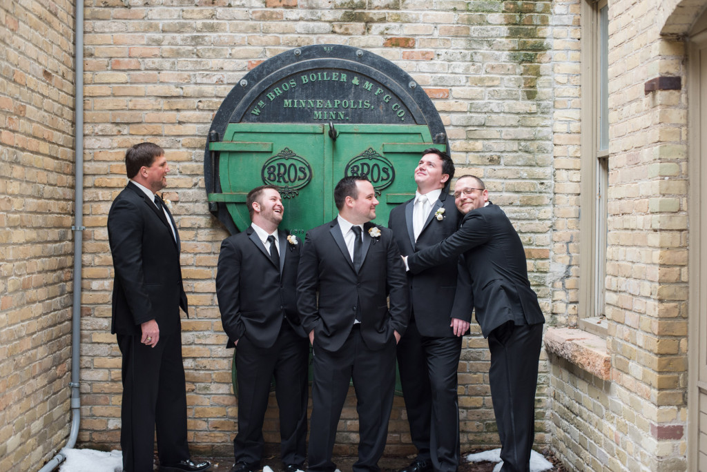 Sarah and Dan's winter wedding in Northfield, MN at the Grand Event Center