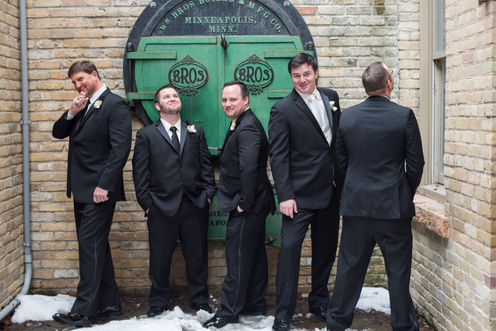 Sarah and Dan's winter wedding in Northfield, MN at the Grand Event Center
