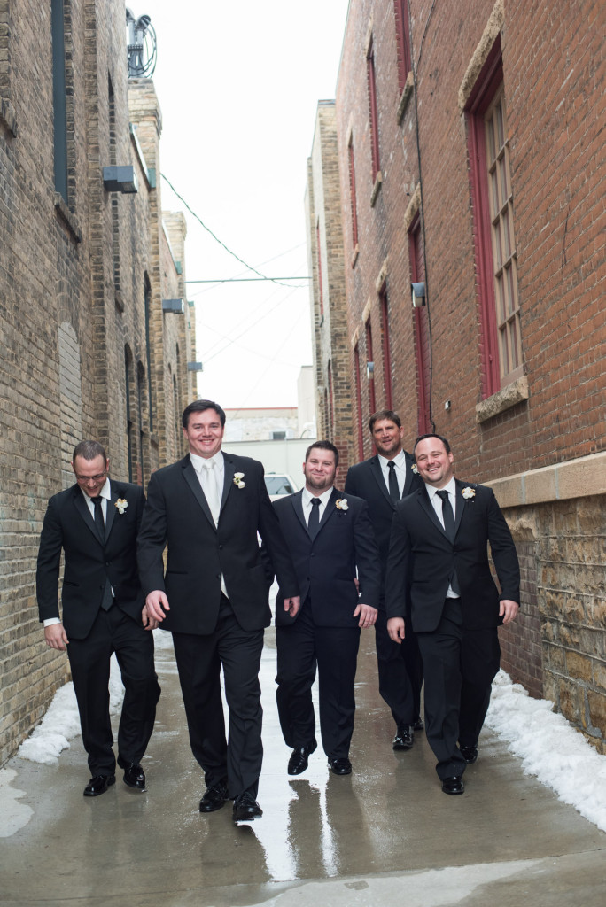 Sarah and Dan's winter wedding in Northfield, MN at the Grand Event Center