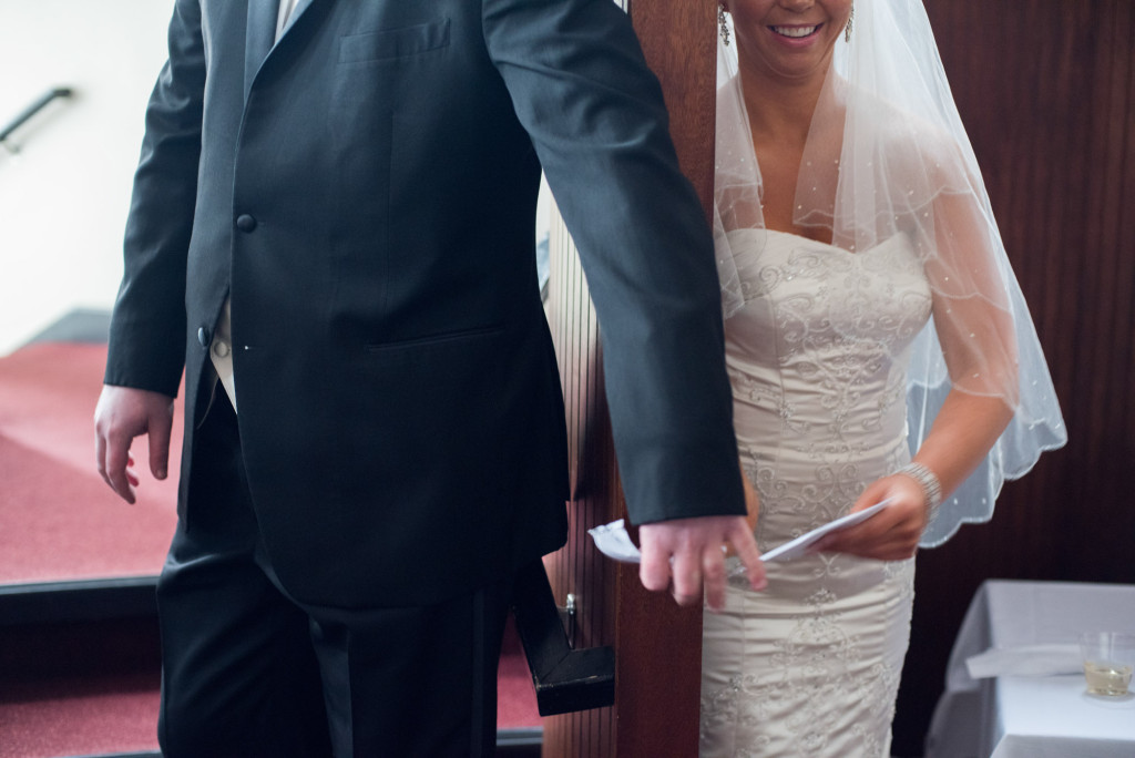 Sarah and Dan's winter wedding in Northfield, MN at the Grand Event Center