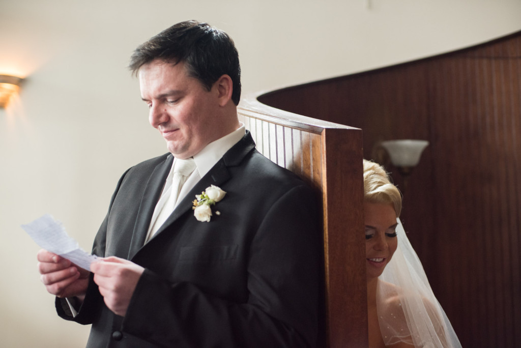 Sarah and Dan's winter wedding in Northfield, MN at the Grand Event Center
