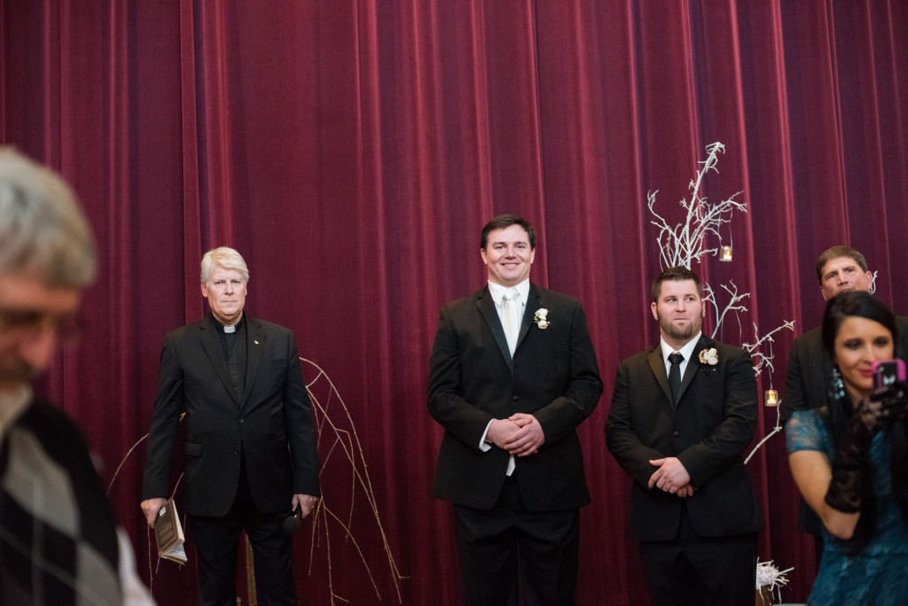 Sarah and Dan's winter wedding in Northfield, MN at the Grand Event Center