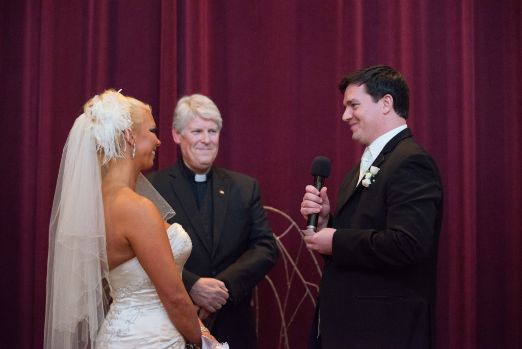 Sarah and Dan's winter wedding in Northfield, MN at the Grand Event Center