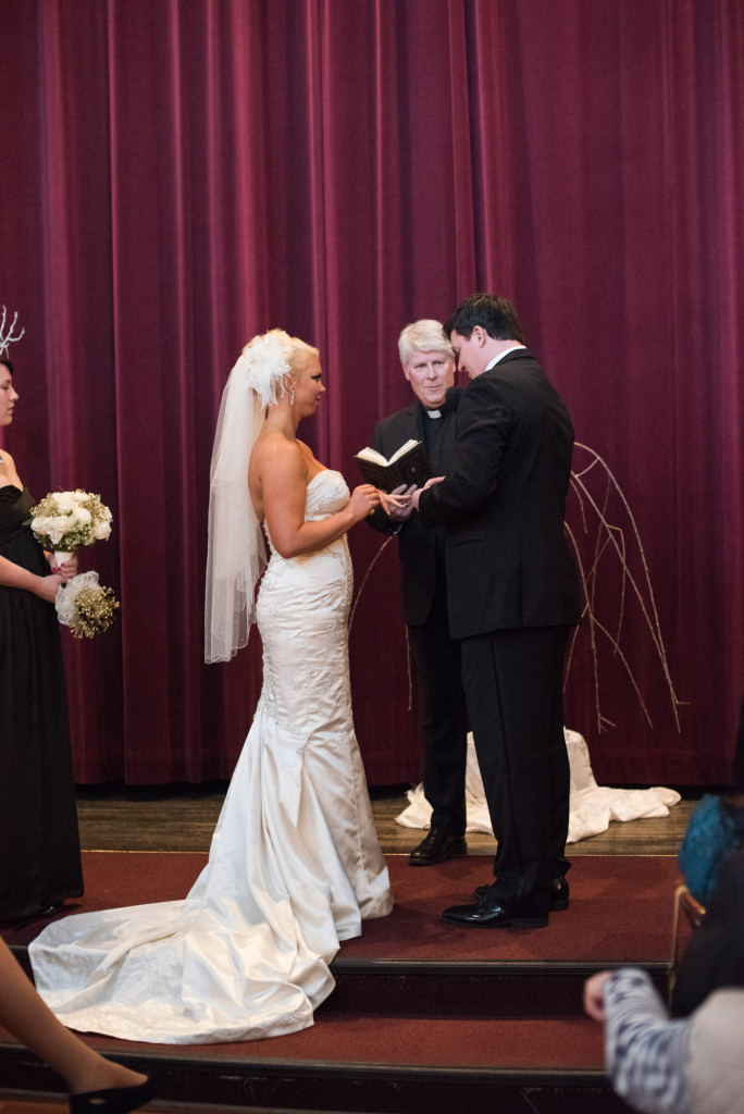 Sarah and Dan's winter wedding in Northfield, MN at the Grand Event Center