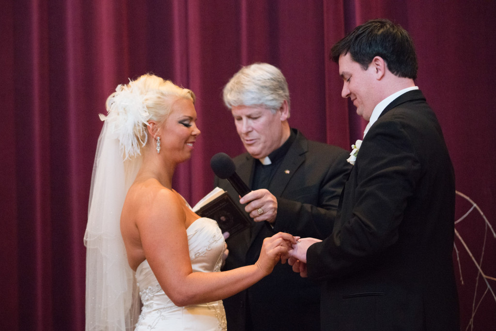 Sarah and Dan's winter wedding in Northfield, MN at the Grand Event Center