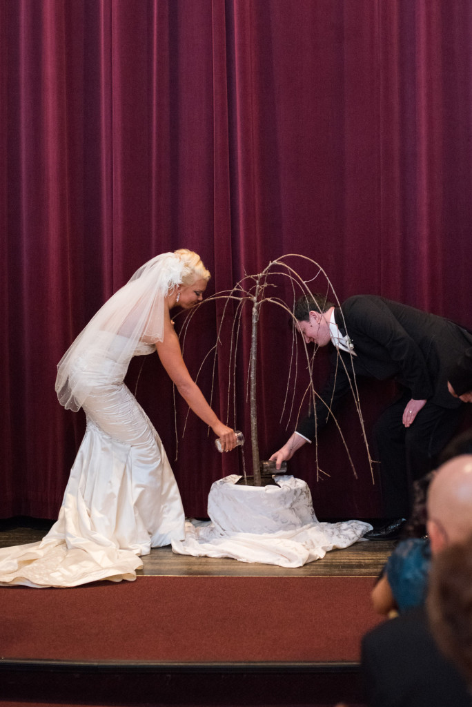 Sarah and Dan's winter wedding in Northfield, MN at the Grand Event Center