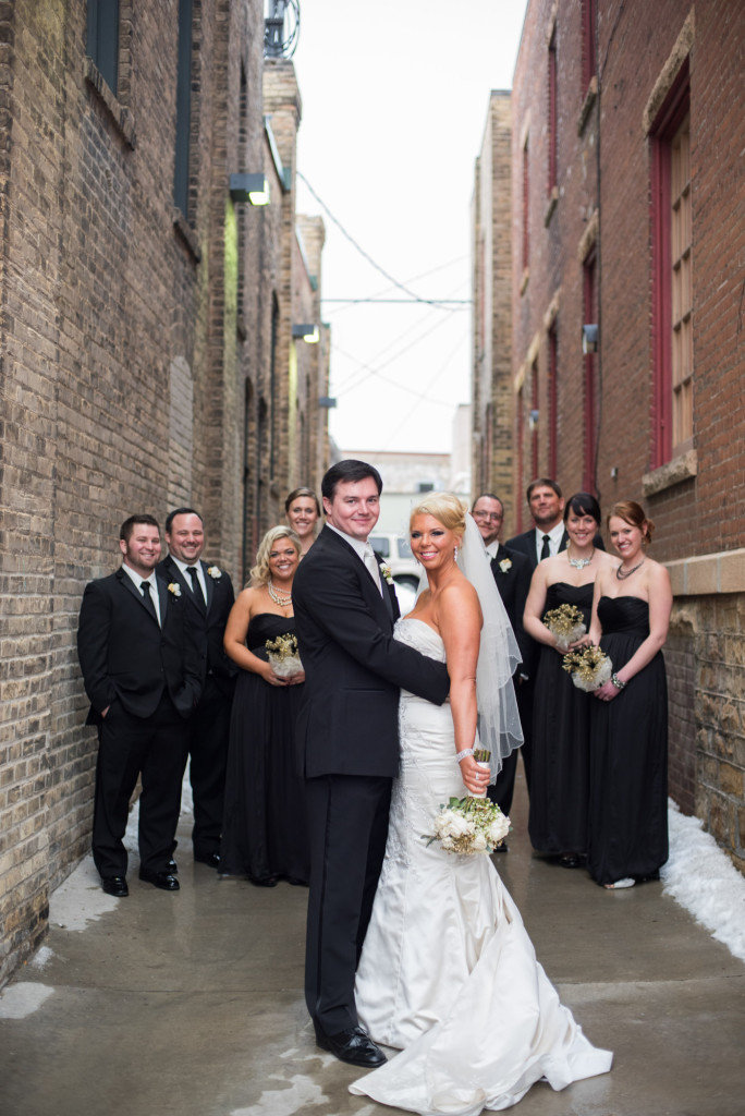 Sarah and Dan's winter wedding in Northfield, MN at the Grand Event Center