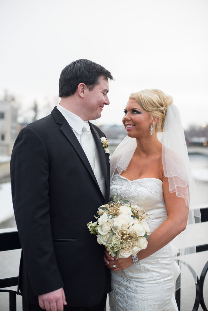 Sarah and Dan's winter wedding in Northfield, MN at the Grand Event Center