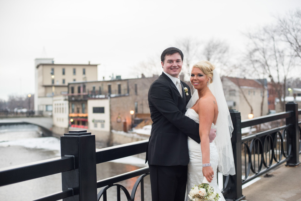 Sarah and Dan's winter wedding in Northfield, MN at the Grand Event Center
