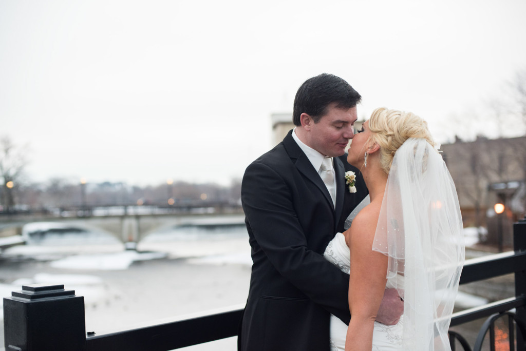 Sarah and Dan's winter wedding in Northfield, MN at the Grand Event Center