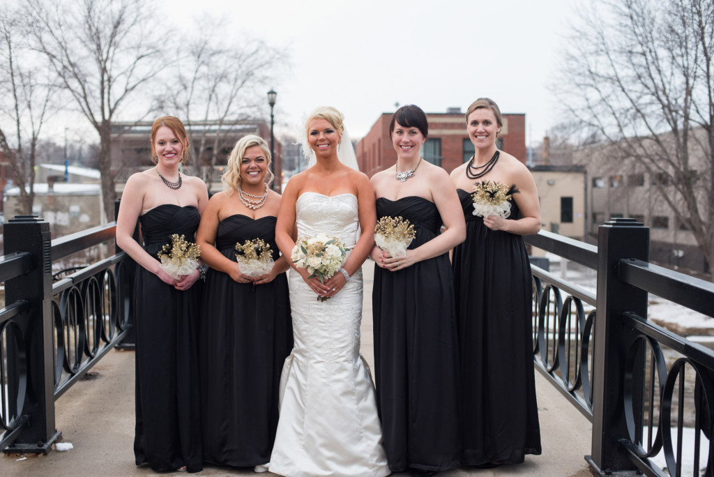 Sarah and Dan's winter wedding in Northfield, MN at the Grand Event Center