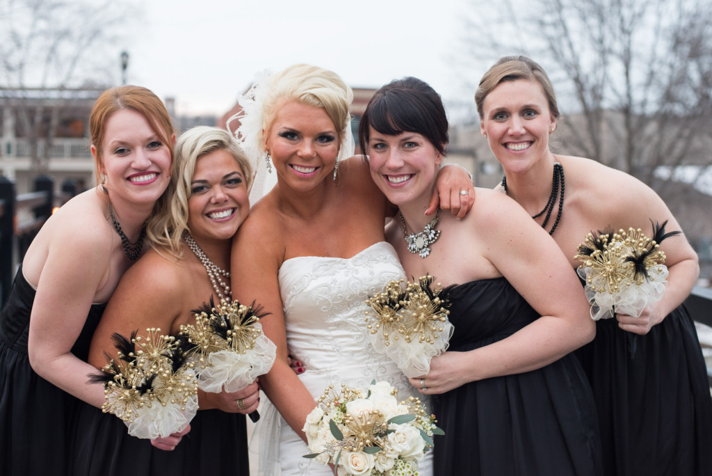 Sarah and Dan's winter wedding in Northfield, MN at the Grand Event Center