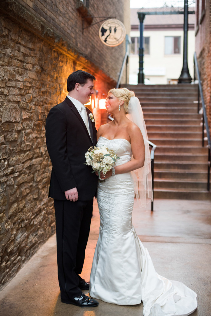 Sarah and Dan's winter wedding in Northfield, MN at the Grand Event Center
