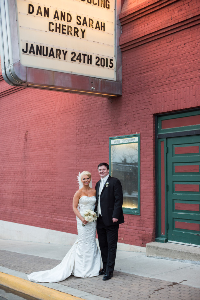 Sarah and Dan's winter wedding in Northfield, MN at the Grand Event Center