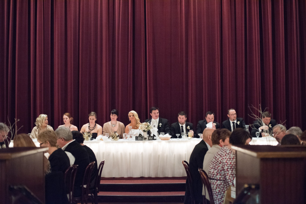Sarah and Dan's winter wedding in Northfield, MN at the Grand Event Center