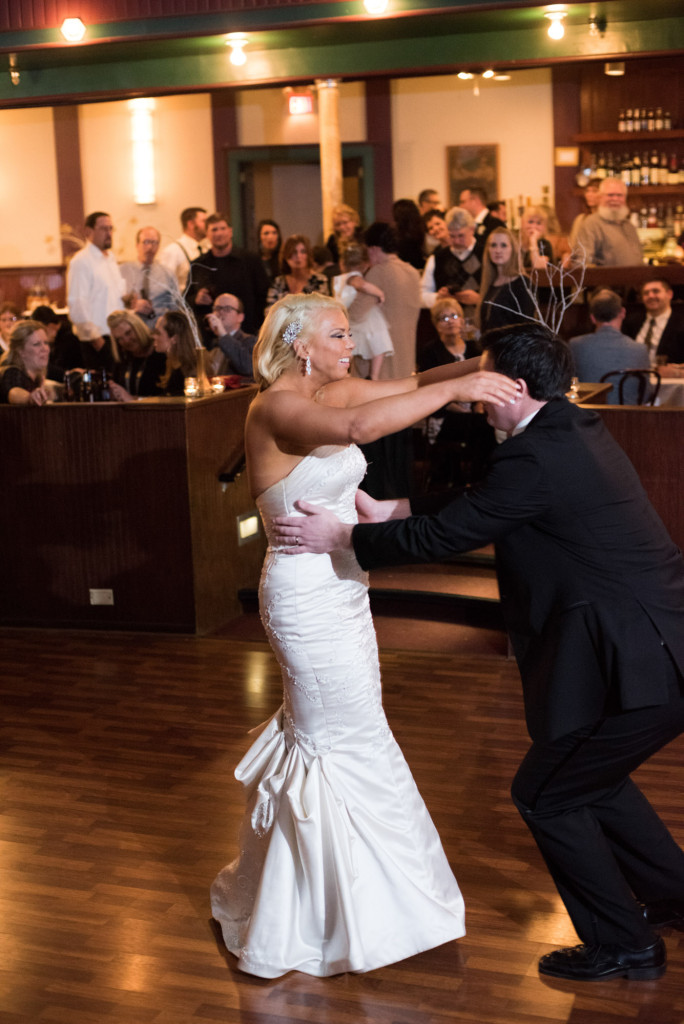 Sarah and Dan's winter wedding in Northfield, MN at the Grand Event Center
