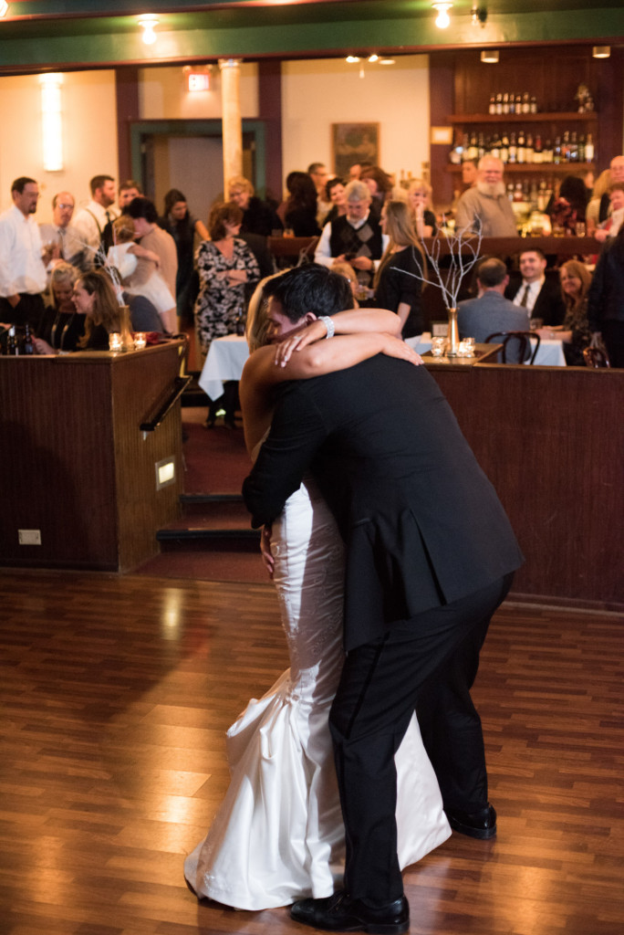 Sarah and Dan's winter wedding in Northfield, MN at the Grand Event Center