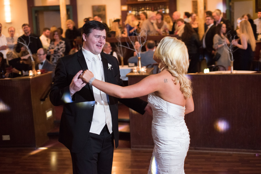 Sarah and Dan's winter wedding in Northfield, MN at the Grand Event Center