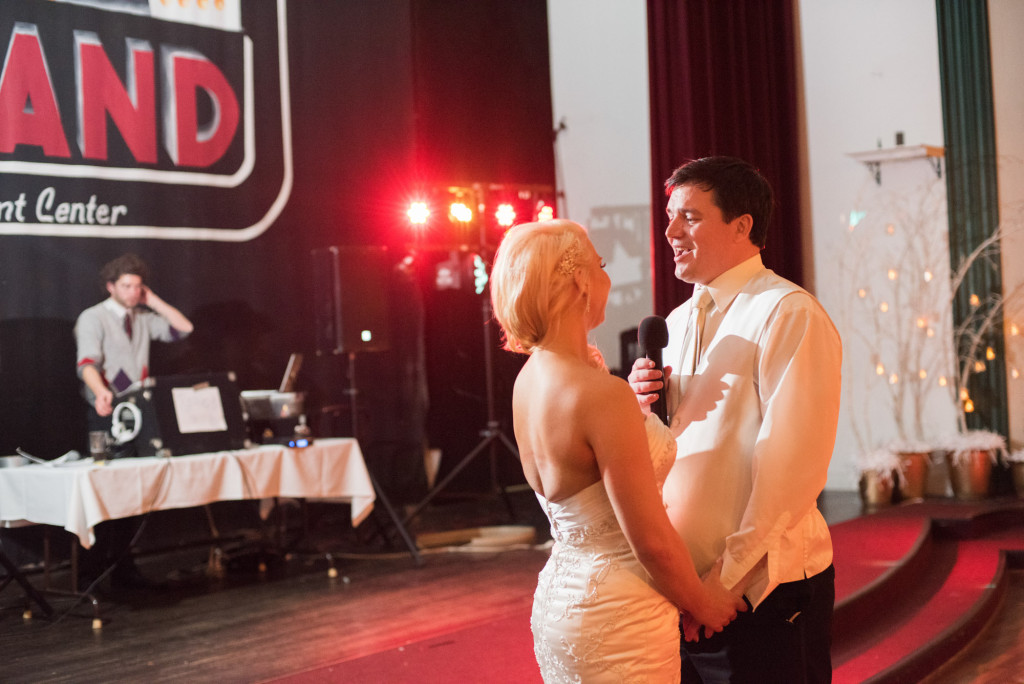 Sarah and Dan's winter wedding in Northfield, MN at the Grand Event Center