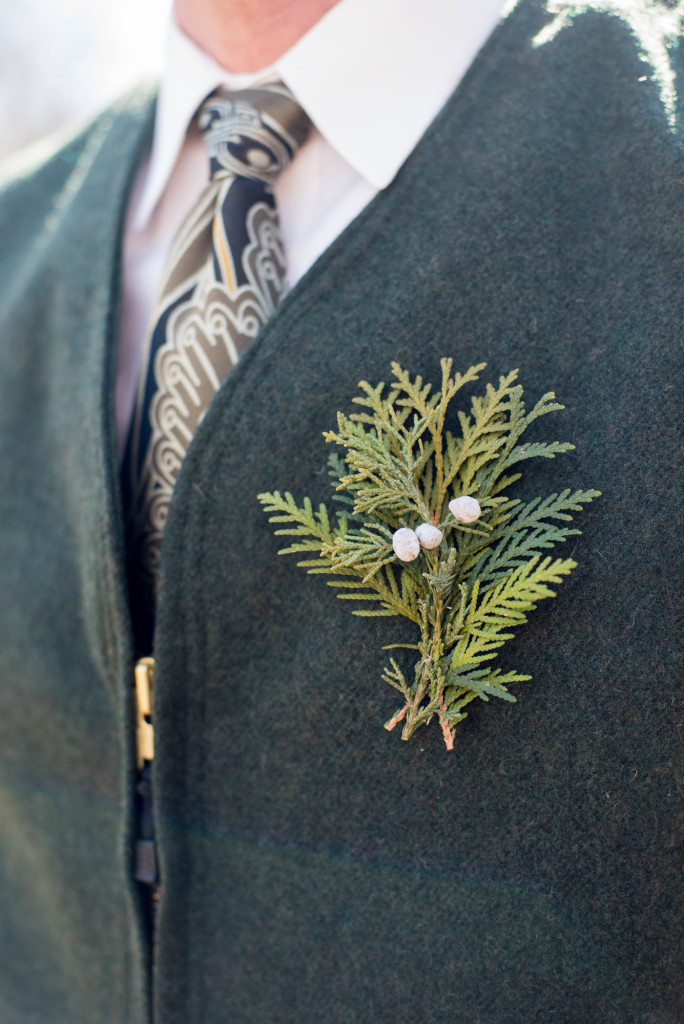 David and Mary's intimate winter Pi Day wedding