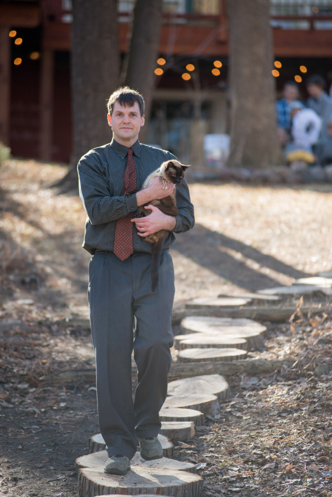 David and Mary's intimate winter Pi Day wedding