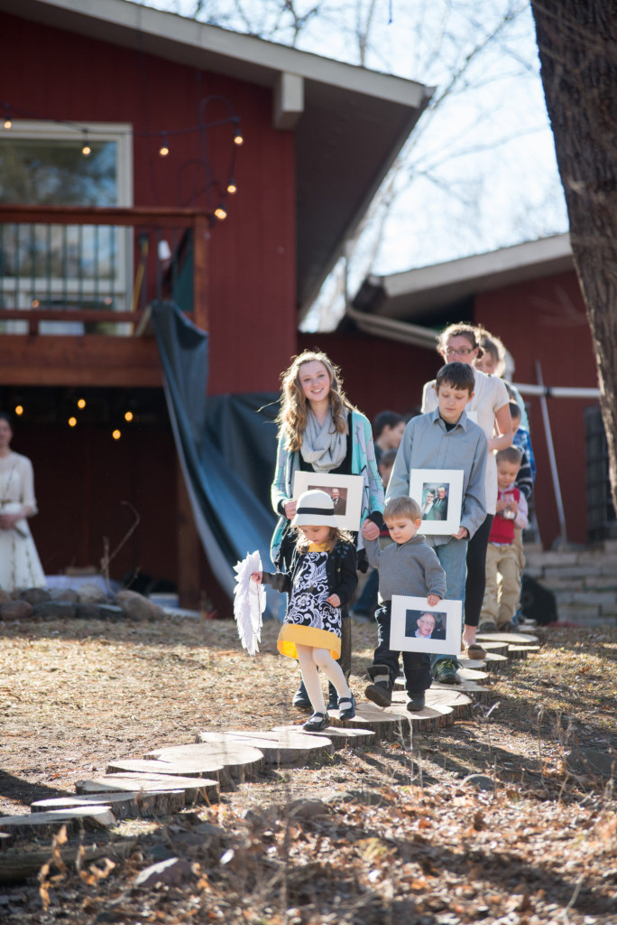 David and Mary's intimate winter Pi Day wedding
