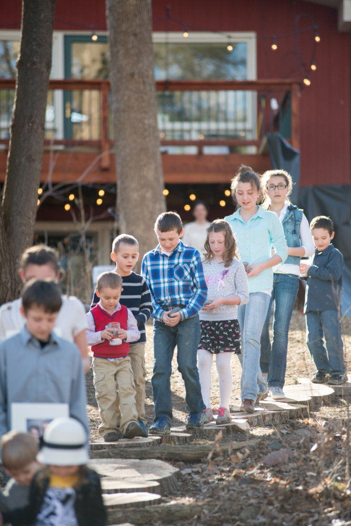 David and Mary's intimate winter Pi Day wedding
