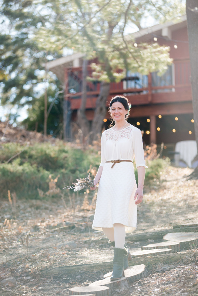 David and Mary's intimate winter Pi Day wedding
