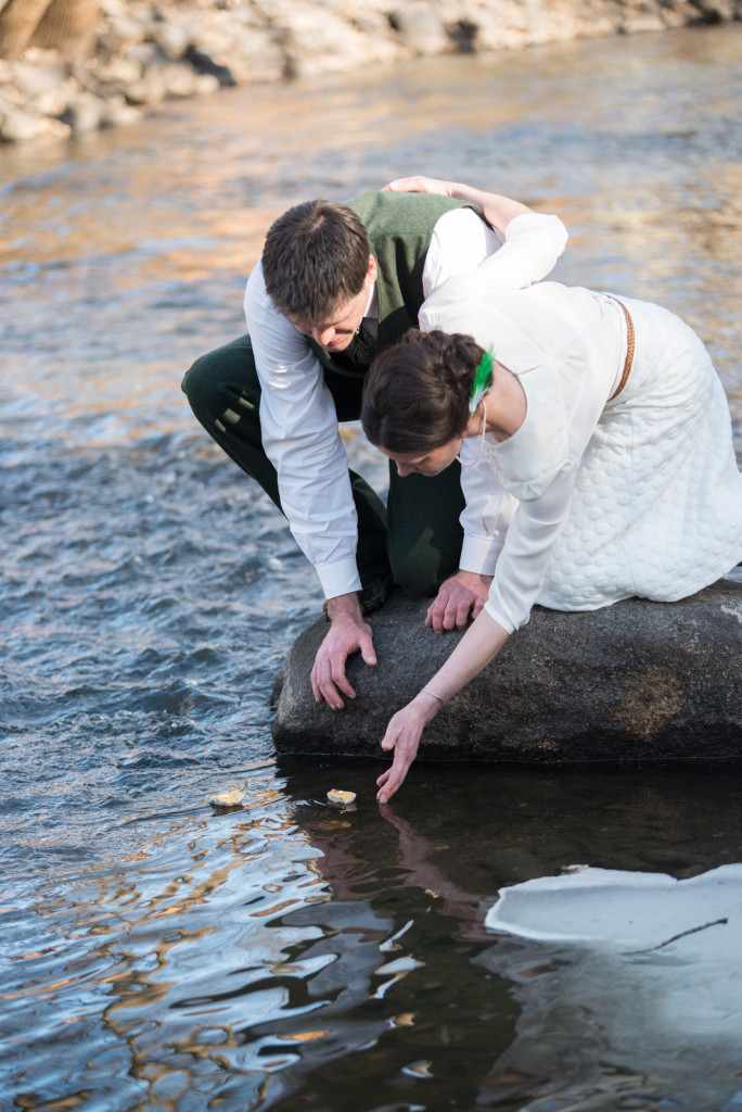 David and Mary's intimate winter Pi Day wedding