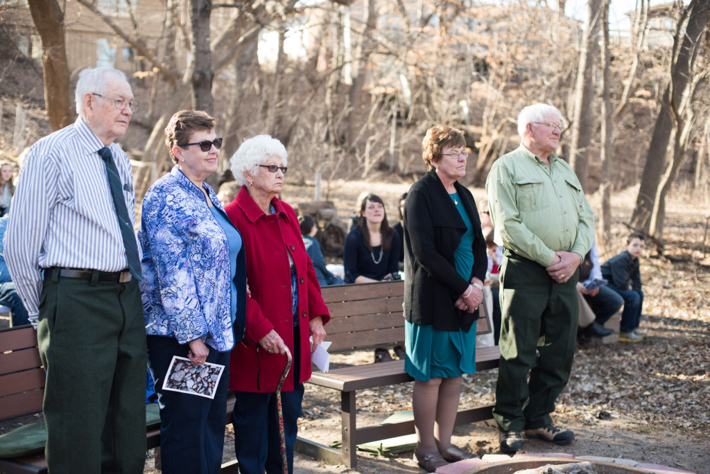David and Mary's intimate winter Pi Day wedding