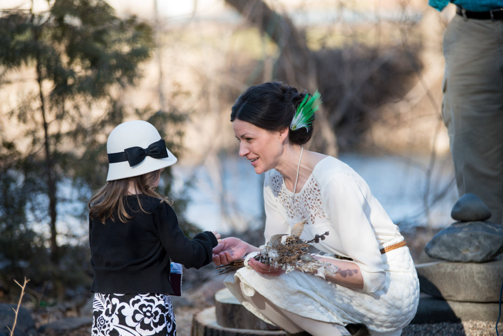 David and Mary's intimate winter Pi Day wedding