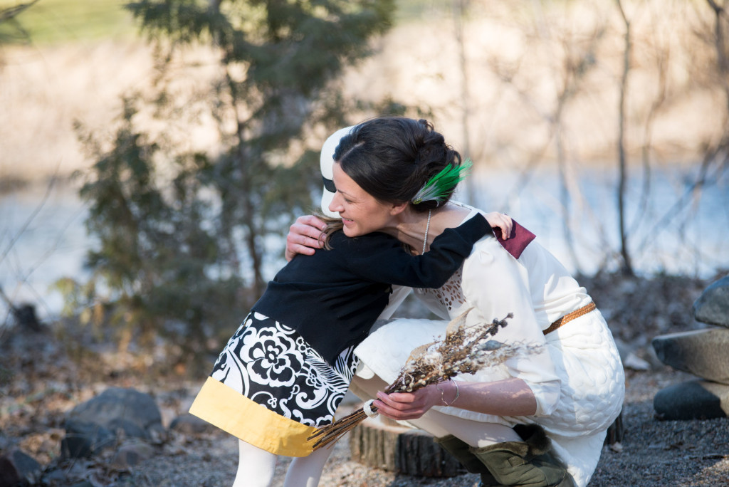 David and Mary's intimate winter Pi Day wedding