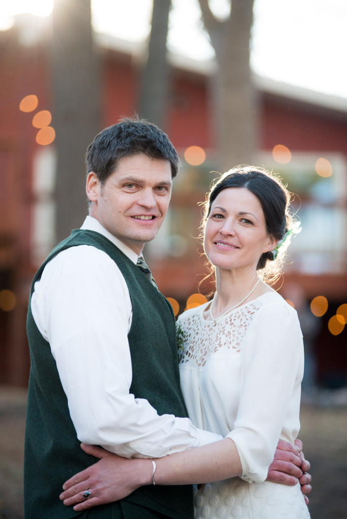 David and Mary's intimate winter Pi Day wedding