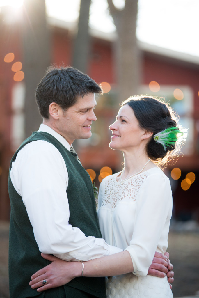 David and Mary's intimate winter Pi Day wedding