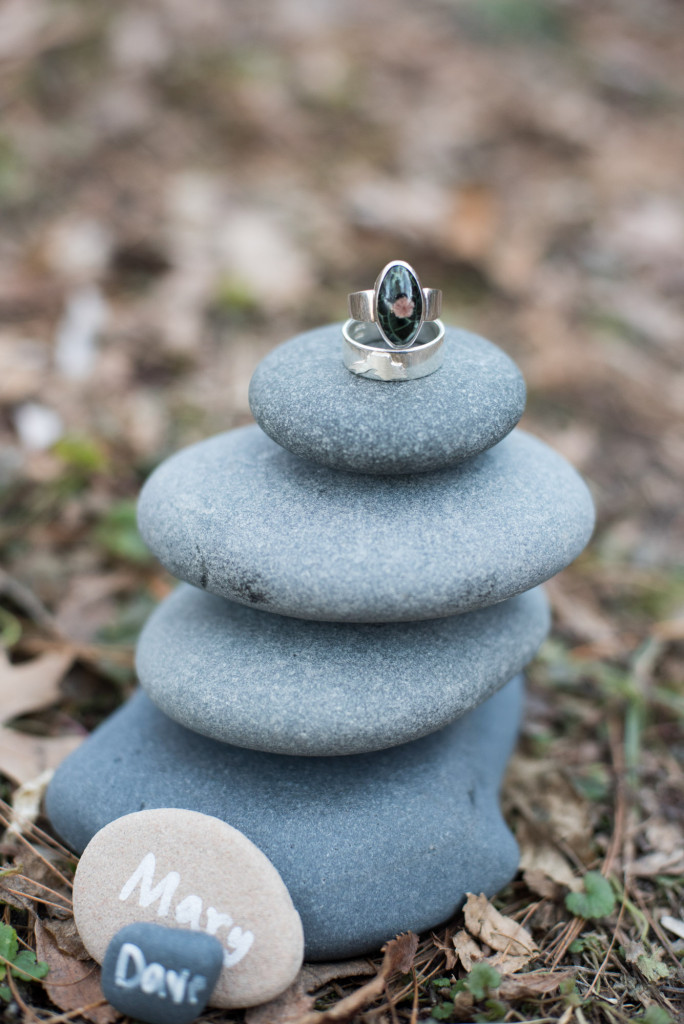 David and Mary's intimate winter Pi Day wedding