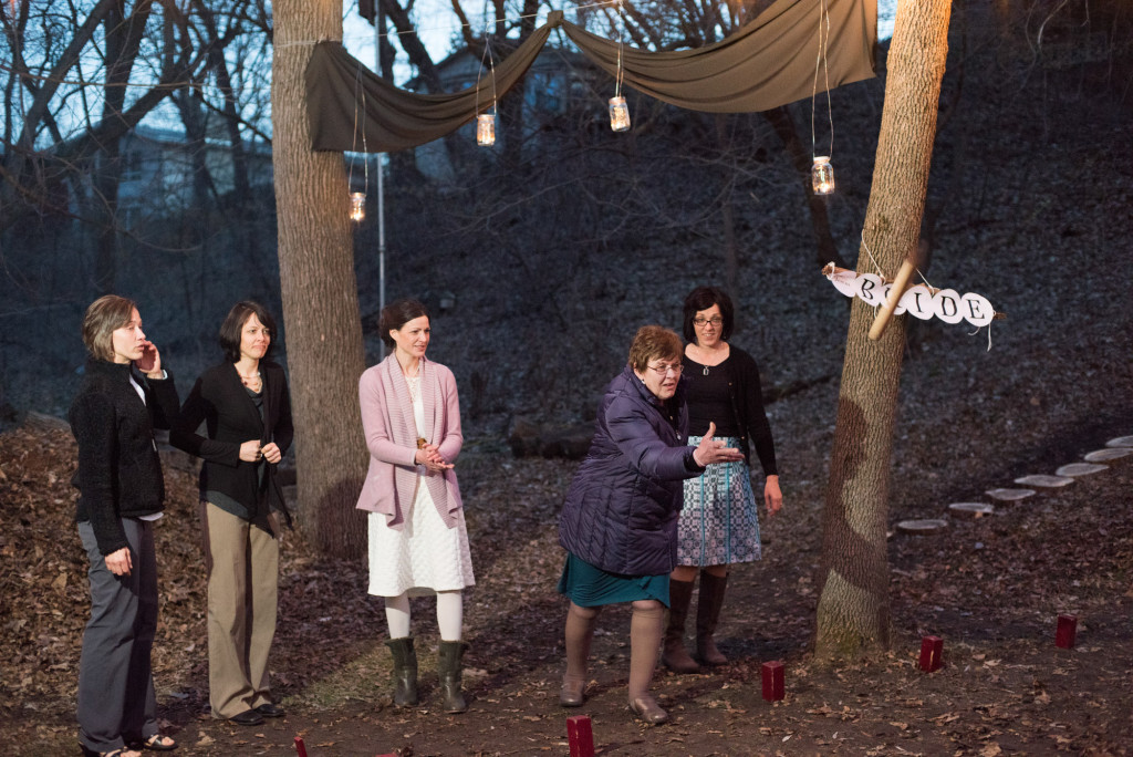 David and Mary's intimate winter Pi Day wedding