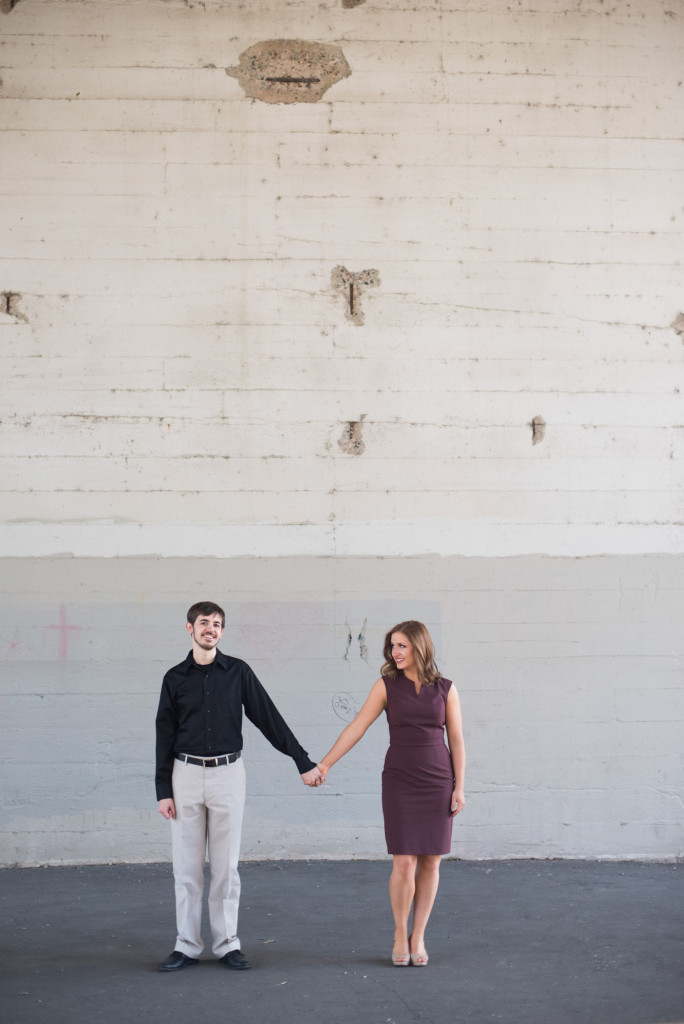 Jacqueline and Alex's spring engagement session at Stone Arch Bridge in Minneapolis, MN