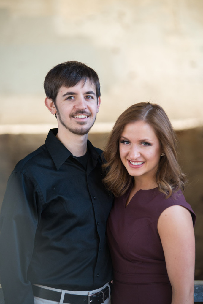 Jacqueline and Alex's spring engagement session at Stone Arch Bridge in Minneapolis, MN