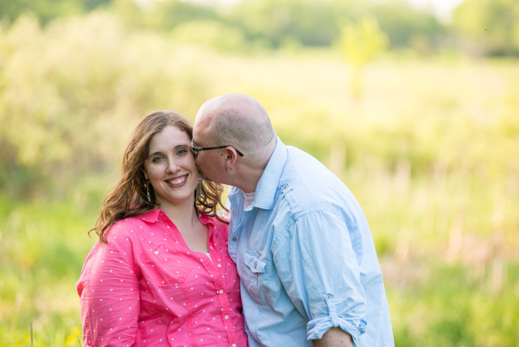 Lindsey and Chris's unicorn hunt engagement session in Medina, MN