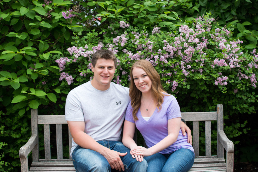 Amanda and Zach's summer engagement at Centennial Lakes Park