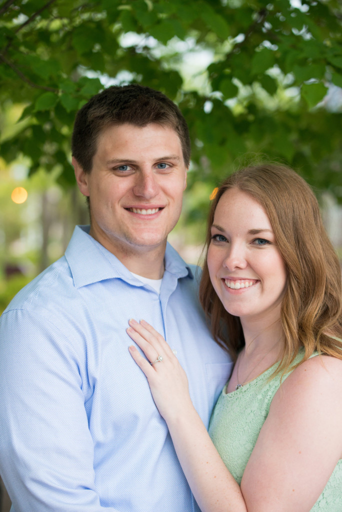 Amanda and Zach's summer engagement at Centennial Lakes Park