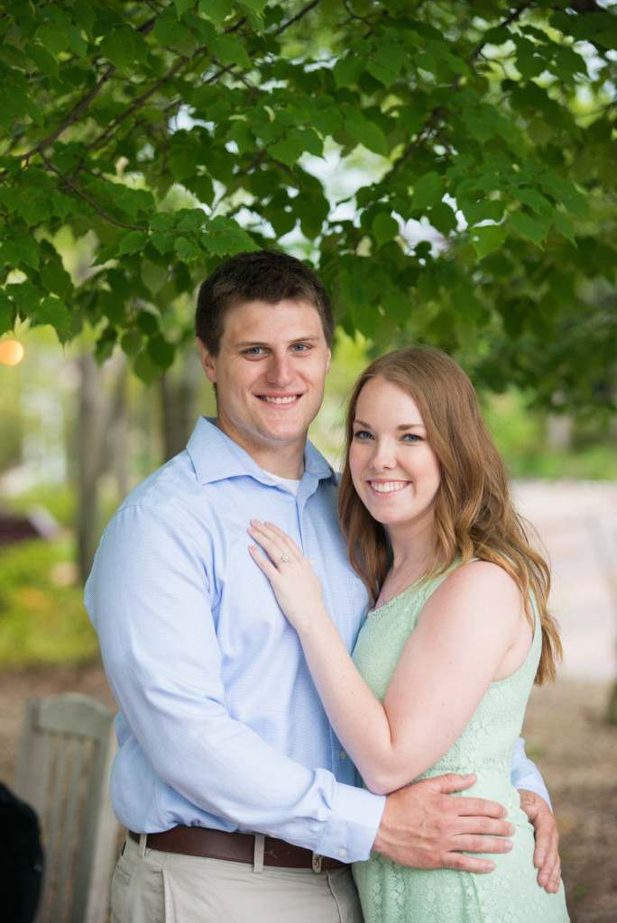 Amanda and Zach's summer engagement at Centennial Lakes Park