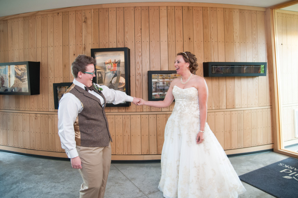 Jessica and Meghan's Buddhist wedding at scenic Spring Lake Park Reserve