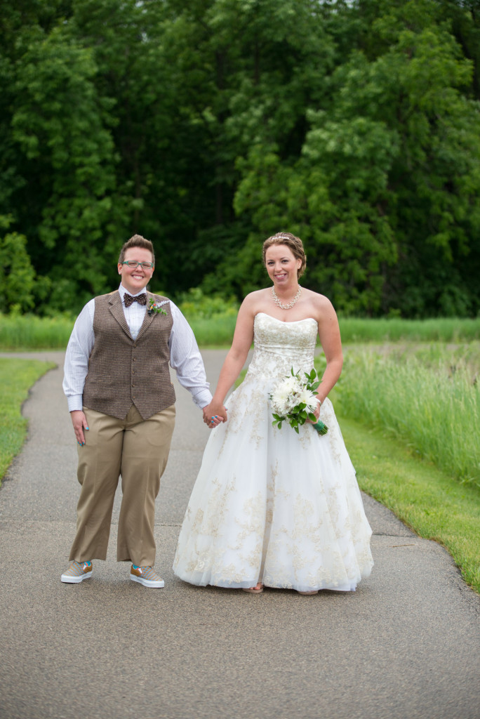 Jessica and Meghan's Buddhist wedding at scenic Spring Lake Park Reserve