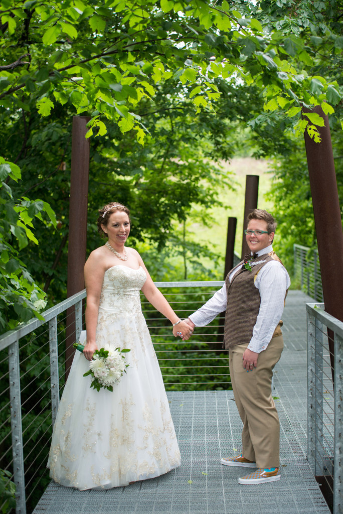 Jessica and Meghan's Buddhist wedding at scenic Spring Lake Park Reserve