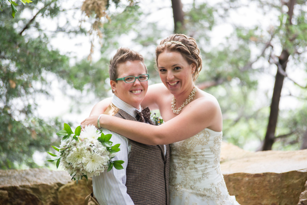Jessica and Meghan's Buddhist wedding at scenic Spring Lake Park Reserve