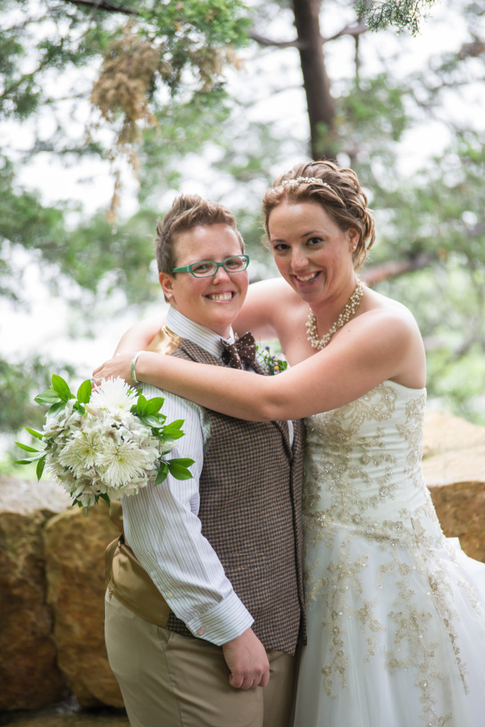 Jessica and Meghan's Buddhist wedding at scenic Spring Lake Park Reserve