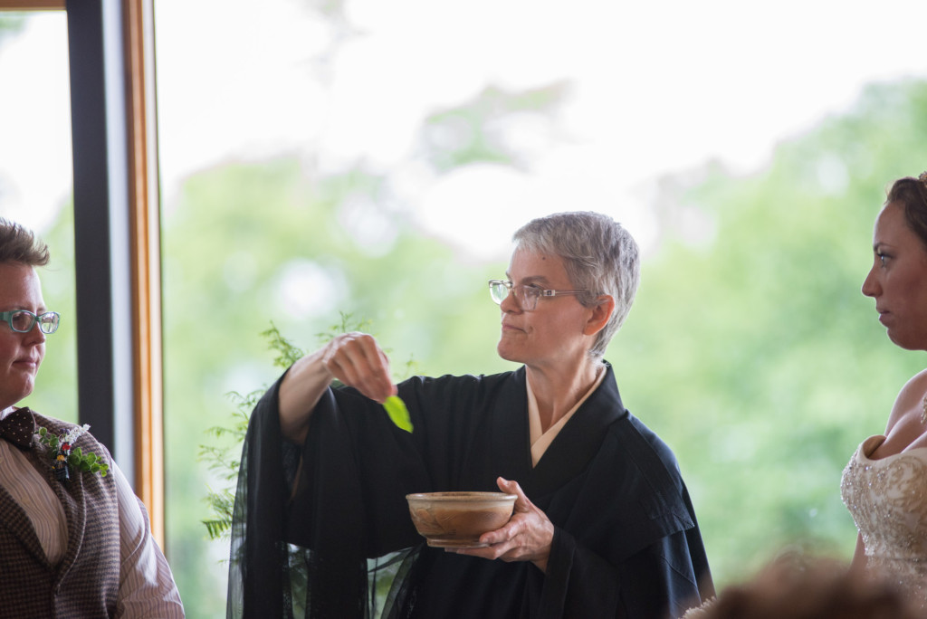 Jessica and Meghan's Buddhist wedding at scenic Spring Lake Park Reserve