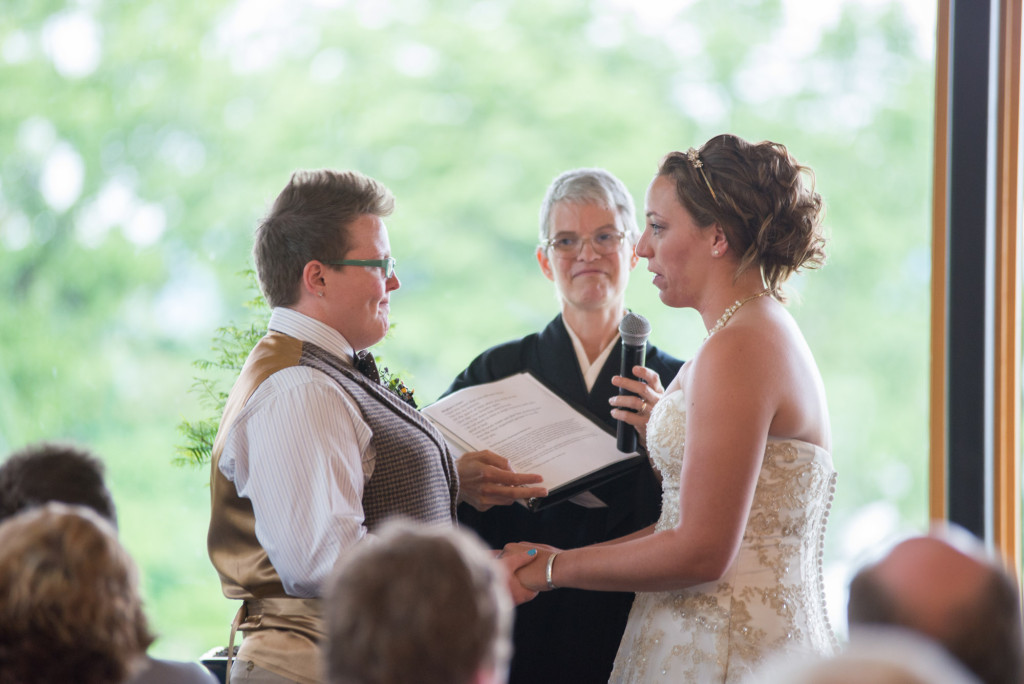 Jessica and Meghan's Buddhist wedding at scenic Spring Lake Park Reserve